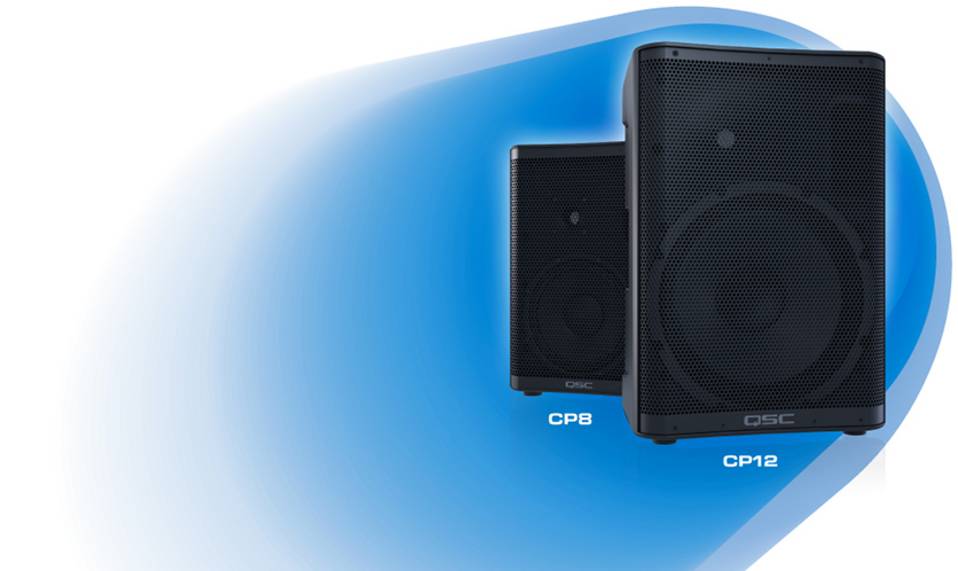 Image of CP8 and CP12 loudspeakers