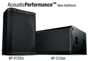 AcousticPerformance™ new additions: AP-4122m and AP-212sw