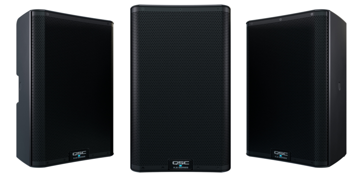 Image of three K10.2 speakers
