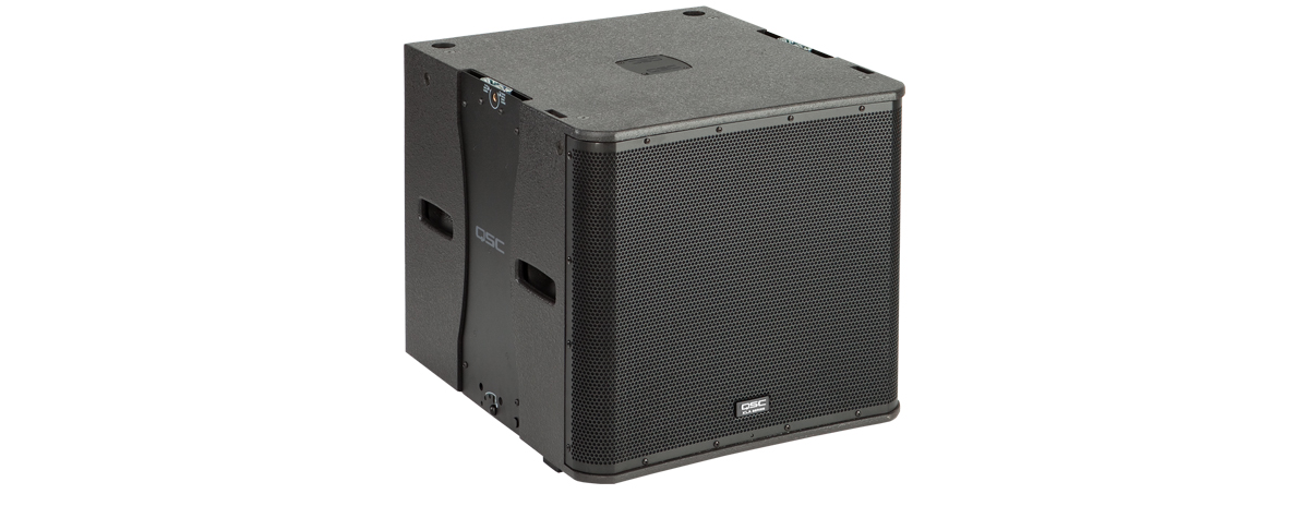 Hero front angled view of the QSC KLA181