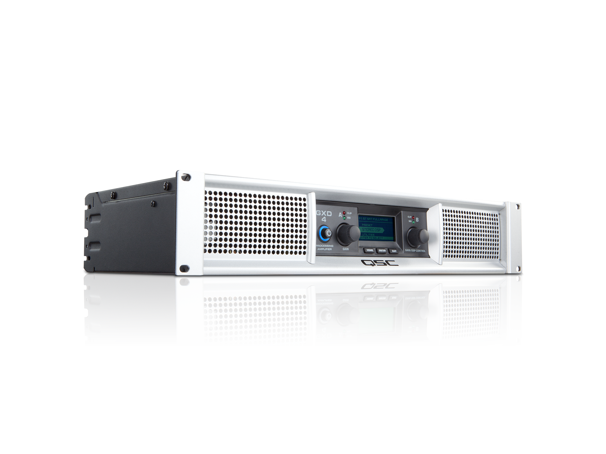 Front Right 2 Angle Image of the GXD 4 amplifier