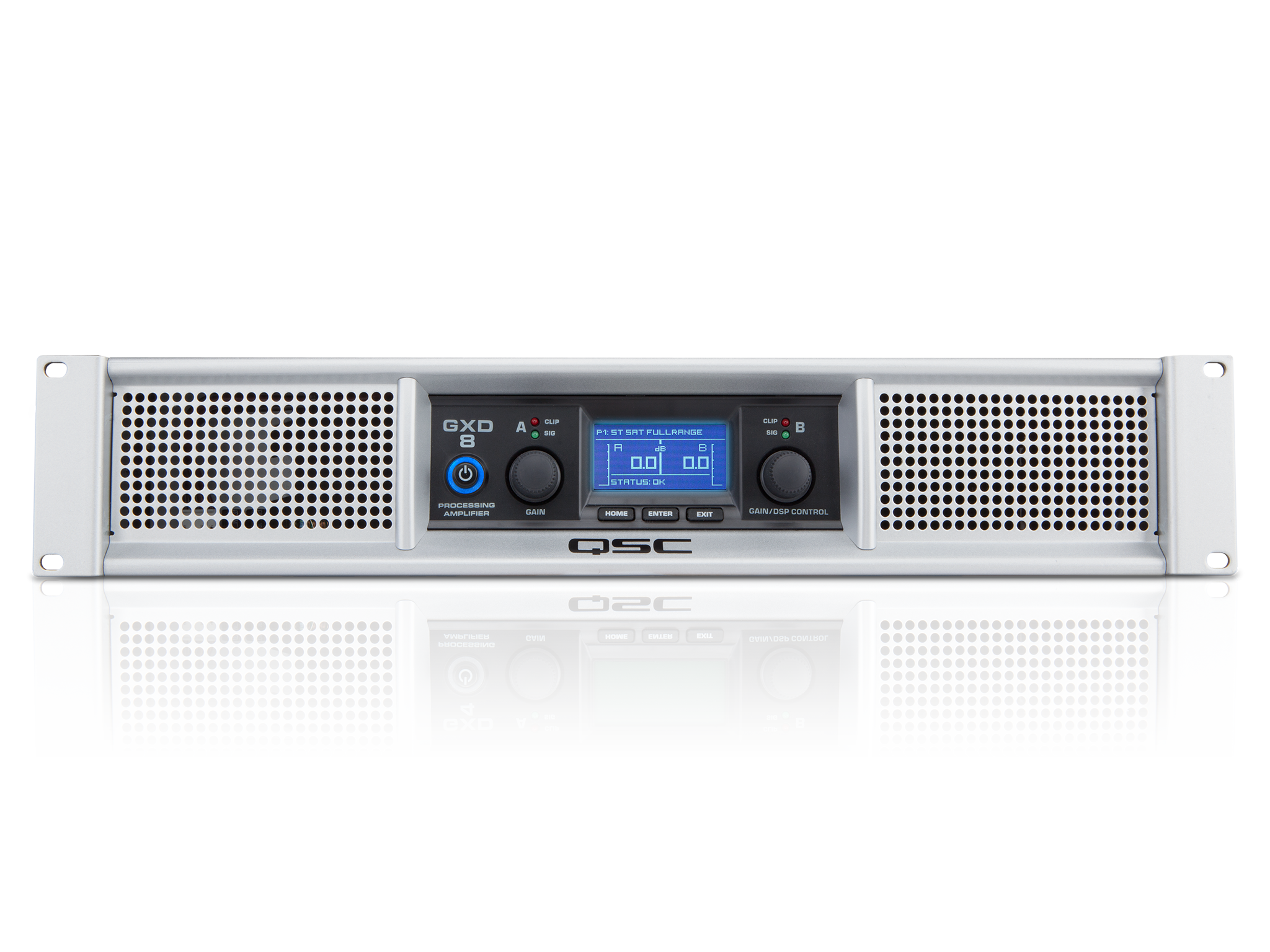 Front Image of the GXD 8 amplifier