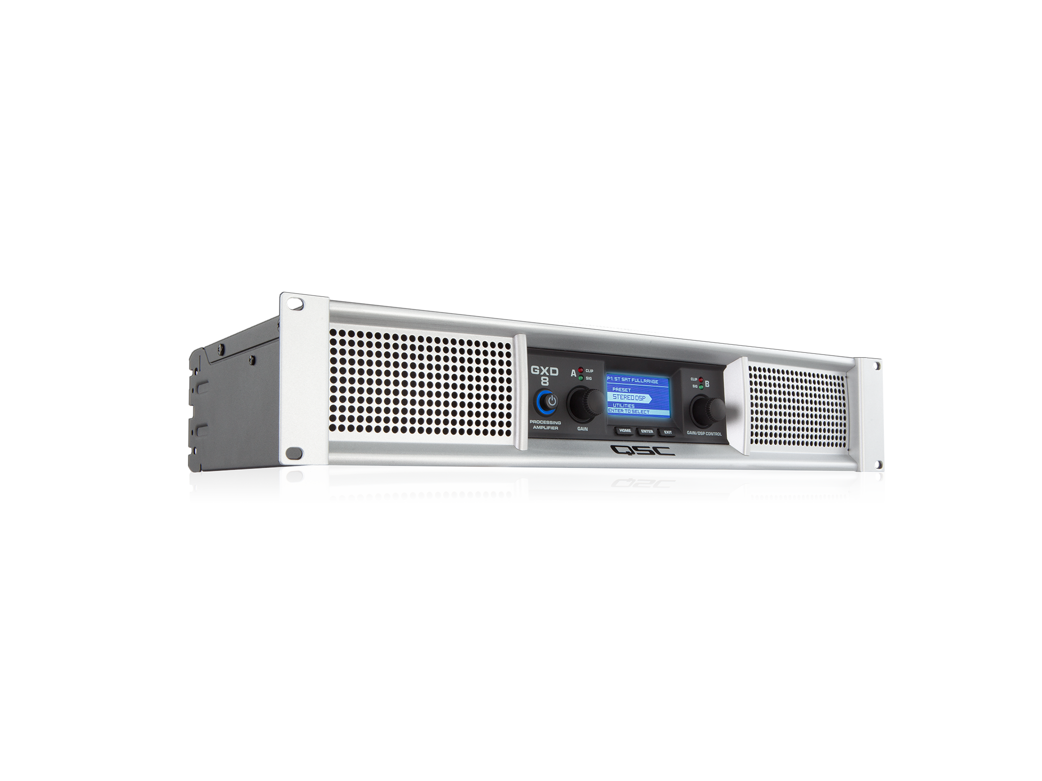 Front Right Image of the GXD 8 amplifier