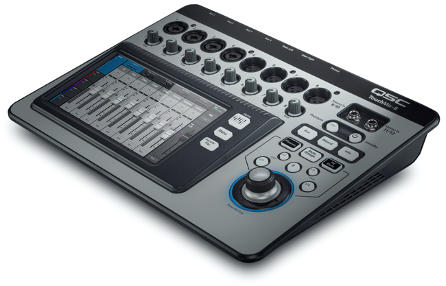 Top angle view of the TouchMix-8