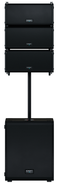 Sub Pole 3x Front