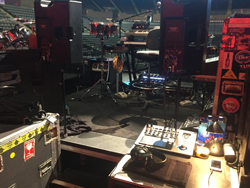 QSC Hardware including a TouchMix-16 Behind the scenes at a Paul McCartney Concert