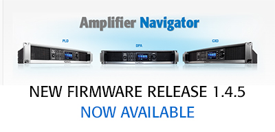 text reads: new firmware release 1.4.5 now availiable'