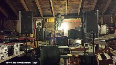 Defrock and DJ Miles' home studio