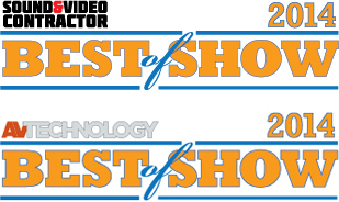 Tw0 Best of Show awards, awarded to QSC