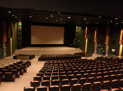 The inside of a theater at the Norwegian International Film Festival