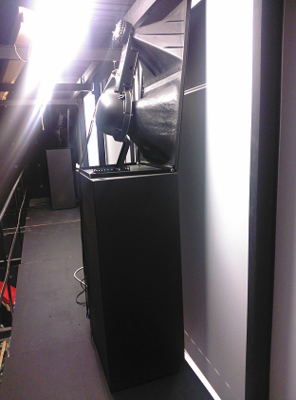 QSC Speakers behind the scenes at the Norwegian International Film Festival